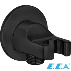 E.C.A - ECA Dream Duş Çıkış Dirseği, Mat Siyah