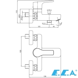 E.C.A - ECA Luna Banyo Bataryası, Altın