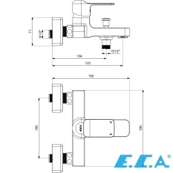 E.C.A - ECA Dream Banyo Bataryası, D-Tip