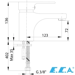E.C.A - ECA Defne Lavabo Bataryası