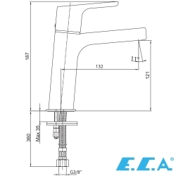 E.C.A - ECA Luna Lavabo Bataryası, Altın