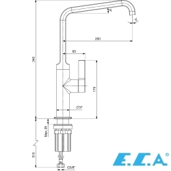 E.C.A - ECA Life Kuğu Borulu Eviye Bataryası