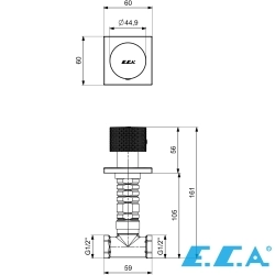 E.C.A - ECA Life Ankastre Ara Kesme Valfi