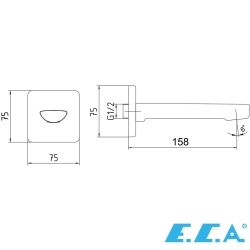 E.C.A - ECA Luna Çıkış Ucu, Altın