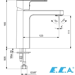 E.C.A - ECA Dream Lavabo Bataryası