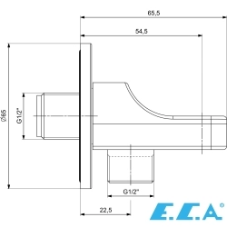 E.C.A - ECA Dream Duş Çıkış Dirseği