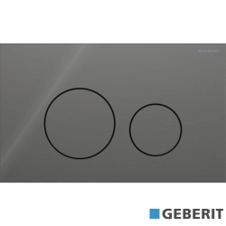 Geberit - Geberit Sigma40 Kumanda Kapağı Çift Basmalı, Antrasit Cam - 115.628.JK.1