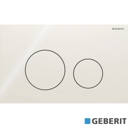 Geberit - Geberit Sigma40 Kumanda Kapağı Çift Basmalı, Kum Grisi Cam - 115.628.JL.1