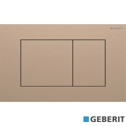 Geberit - Geberit Sigma40 Kumanda Kapağı Çift Basmalı, Bronz - Temizliği Kolay Kaplama - 115.629.QB.1