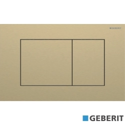 Geberit - Geberit Sigma40 Kumanda Kapağı Çift Basmalı, Pirinç - Temizliği Kolay Kaplama - 115.629.QF.1