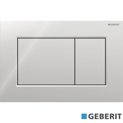Geberit - Geberit Sigma01 Kumanda Kapağı Çift Basmalı, Parlak Krom - 115.660.21.1