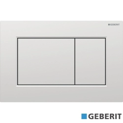 Geberit - Geberit Sigma01 Kumanda Kapağı Çift Basmalı, Mat Krom - Temizliği Kolay Kaplama - 115.660.JQ.1