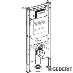 Geberit - Geberit Alpha Gömme Rezervuar Duvar Önü Alçıpan Uygulamalı Set, 8 cm, Duofix (114 cm)