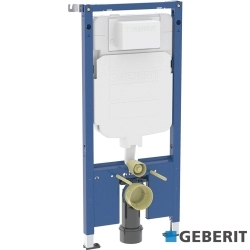 Geberit - Geberit Alpha Gömme Rezervuar Duvar Önü Alçıpan Uygulamalı Set, 8 cm, Duofix (114 cm)