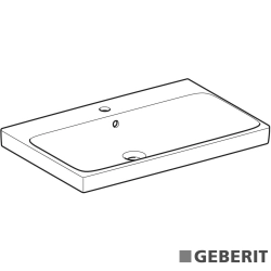 Geberit - Geberit Aniara Lavabo, 75 cm