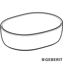 Geberit - Geberit Aniara Eliptik Çanak Lavabo, 45 cm
