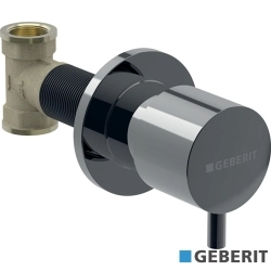 Geberit - Geberit Ankastre Stop Valf, Siyah Krom - 616.004.QC.1