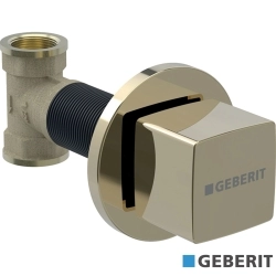 Geberit - Geberit Ankastre Stop Valf,Kare Volanlı , Pirinç