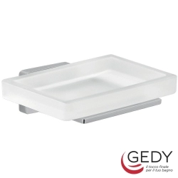 Gedy - Gedy Atena Sabunluk (Duvardan, Krom + Cam) - 4411-13
