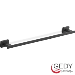 Gedy - Gedy Atena Uzun Havluluk, 45 cm, Mat Siyah - 4421-45-14