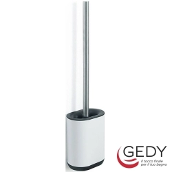Gedy - Gedy Biagio Tuvalet Fırçalığı, Beyaz (Duvardan/Yerden) - 6833-02