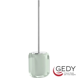 Gedy - Gedy Chanelle Tuvalet Fırçalığı, Yeşil/Akrilik (Tezgah Üzeri) - CH33-07