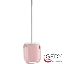 Gedy - Gedy Chanelle Tuvalet Fırçalığı, Pembe/Akrilik (Tezgah Üzeri) - CH33-10