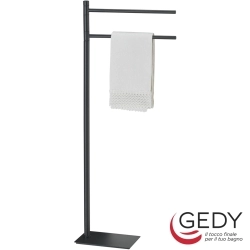 Gedy - Gedy Trilly Ayaklı Havluluk, Mat Siyah - TR31-14