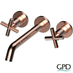 Gpd - GPD Nino Duvardan Ankastre Lavabo Bataryası, Bakır