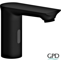 Gpd - GPD Fotoselli Lavabo Bataryası (Tek Su Girişli-Pilli ve Elektrikli), Siyah