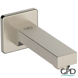 Gpd - GPD Ankastre Kare Çıkış Ucu (Yönlendiricisiz), Fırçalı Nikel