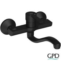Gpd - GPD Solus Döner Borulu Eviye Bataryası, Siyah