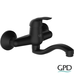 Gpd - GPD Adrio Duvardan Lavabo Bataryası, Siyah