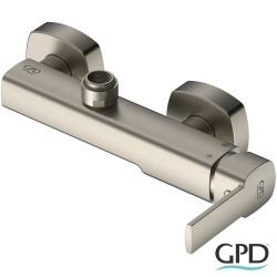 Gpd - GPD Pedra Üstten Çıkışlı Duş Bataryası, Fırçalı Nikel