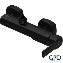 Gpd - GPD Pedra Üstten Çıkışlı Duş Bataryası, Siyah