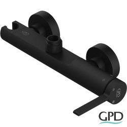 Gpd - GPD Gildo Üstten Çıkışlı Duş Bataryası, Siyah