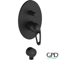 Gpd - GPD Adrio Ankastre Banyo Bataryası, Siyah