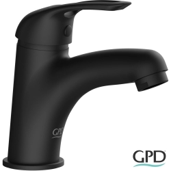 Gpd - GPD Adrio Tek Girişli Lavabo Bataryası, Siyah
