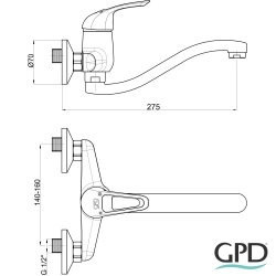 Gpd - GPD Adrio Duvardan Eviye Bataryası, Siyah