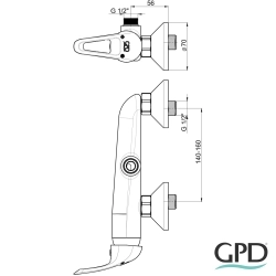 Gpd - GPD Adrio Duş Bataryası, Siyah