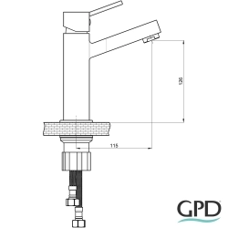 Gpd - GPD Tulio Lavabo Bataryası, Altın