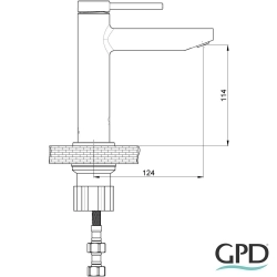 Gpd - GPD Dia Lavabo Bataryası