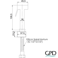 Gpd - GPD Sprey Taharet Seti, Siyah