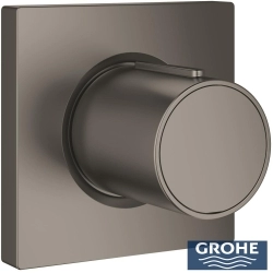 Grohe - Grohe Grohtherm F Ankastre Duş Bataryası (Sıva Üstü Grubu), Tek Yollu, Saten Grafit
