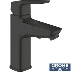 Grohe - Grohe Cubeo Spiralli Lavabo Bataryası, M-Boy, Mat Siyah