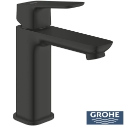 Grohe - Grohe Cubeo Lavabo Bataryası, M-Boy, Mat Siyah