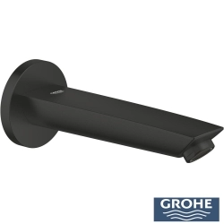 Grohe - Grohe Grohtherm 3 Yollu SmartControl Ankastre Termostatik Banyo Bataryası, Kare Tepe ve El Duşu, Çıkış Ucu Seti, Mat Siyah
