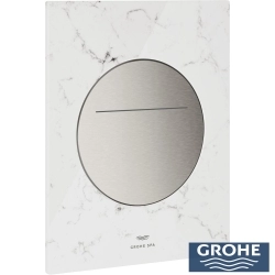 Grohe - Grohe Arina Kumanda Paneli, Mermer Beyazı (Beyaz Attika Caesarstone), Silk Motion Technology, Yuvarlak (Pilli) - 104645MV00
