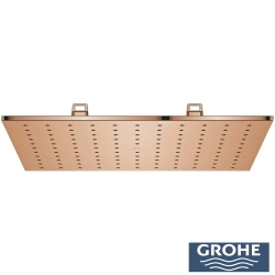 Grohe - Grohe Rainshower Aqua Tiles Mono Ankastre Tepe Duşu, Tek Fonksiyonlu, Bakır (Sıva Üstü Grubu)