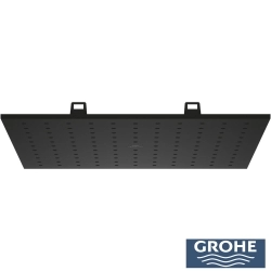 Grohe - Grohe Rainshower Aqua Tiles Mono Ankastre Tepe Duşu, Tek Fonksiyonlu, Hayalet Siyah (Sıva Üstü Grubu)